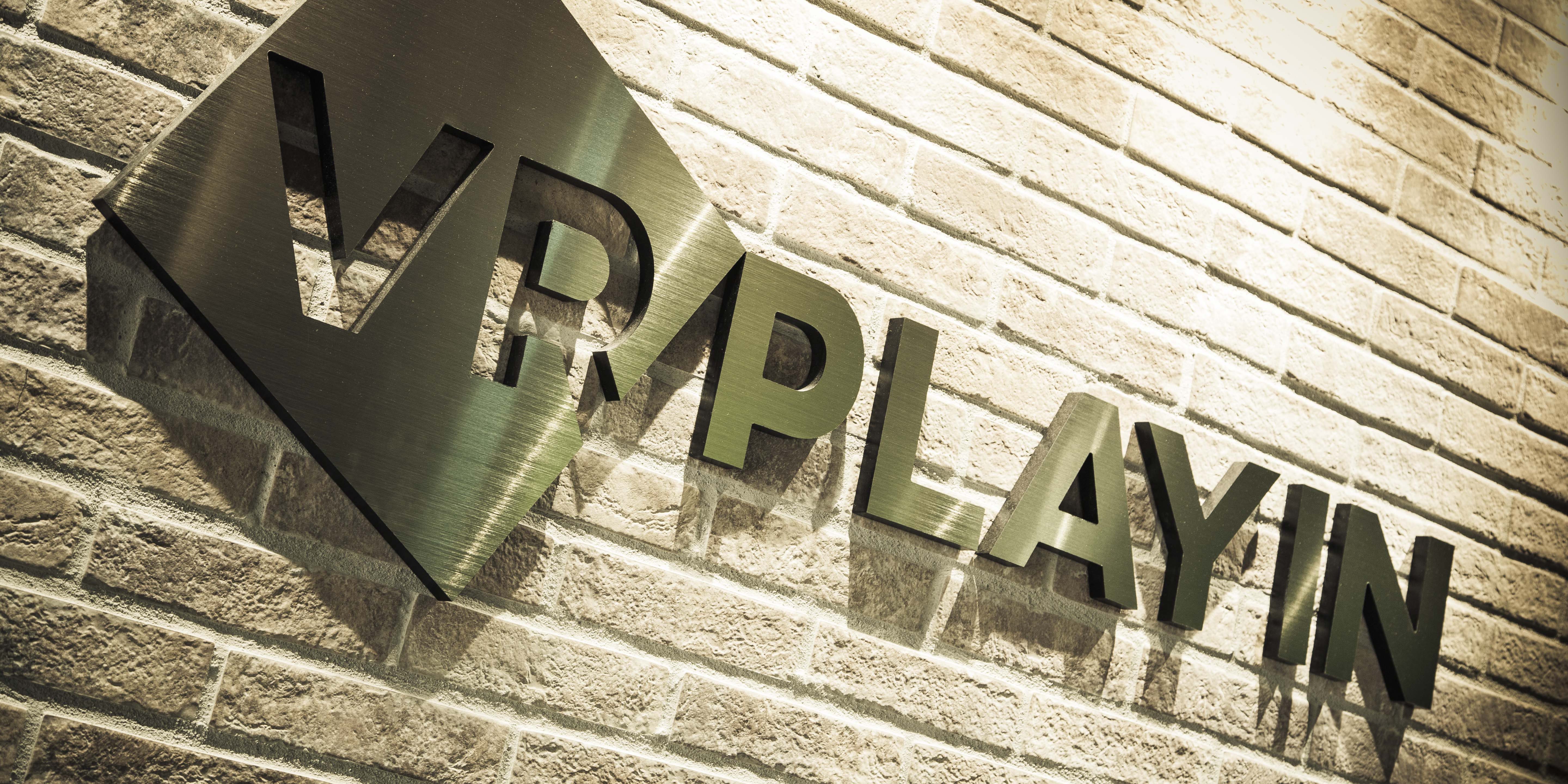 VRPlayin: A Unique Venue for Your Next Team Event VRPlayin Logo inside the venue